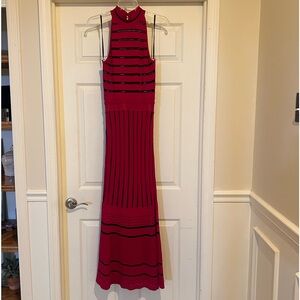 BEBE Fuchsia Maxi Dress
